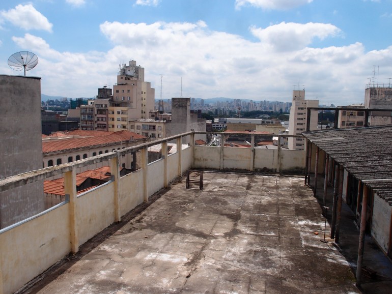 Taras na dachu Casa do Povo w São Paulo, gdzie Jakub Szczęsny zbuduje swoją instalację - dom dla emigranta-uchodźcy, fot. Agnieszka Sural